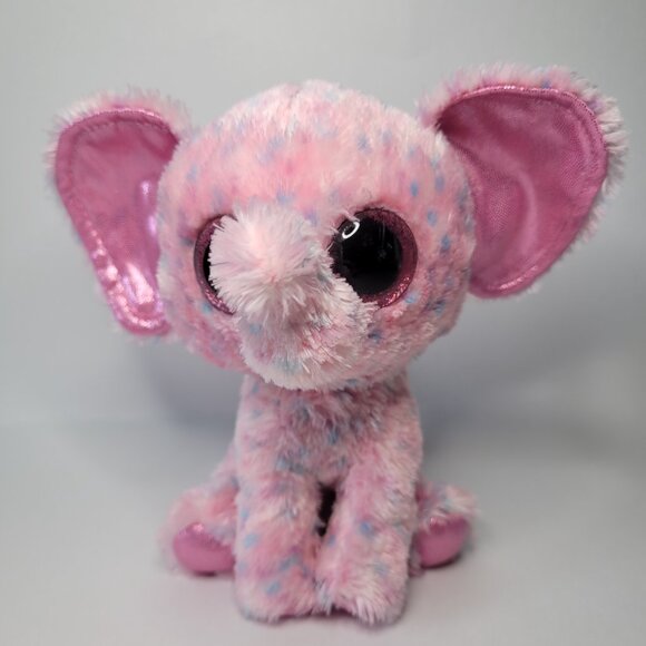 Ty Beanie Boos Plush Animal Set of 3 Ellie Elephant Bloomy Rabbit Tiggy Tiger - Picture 12 of 16